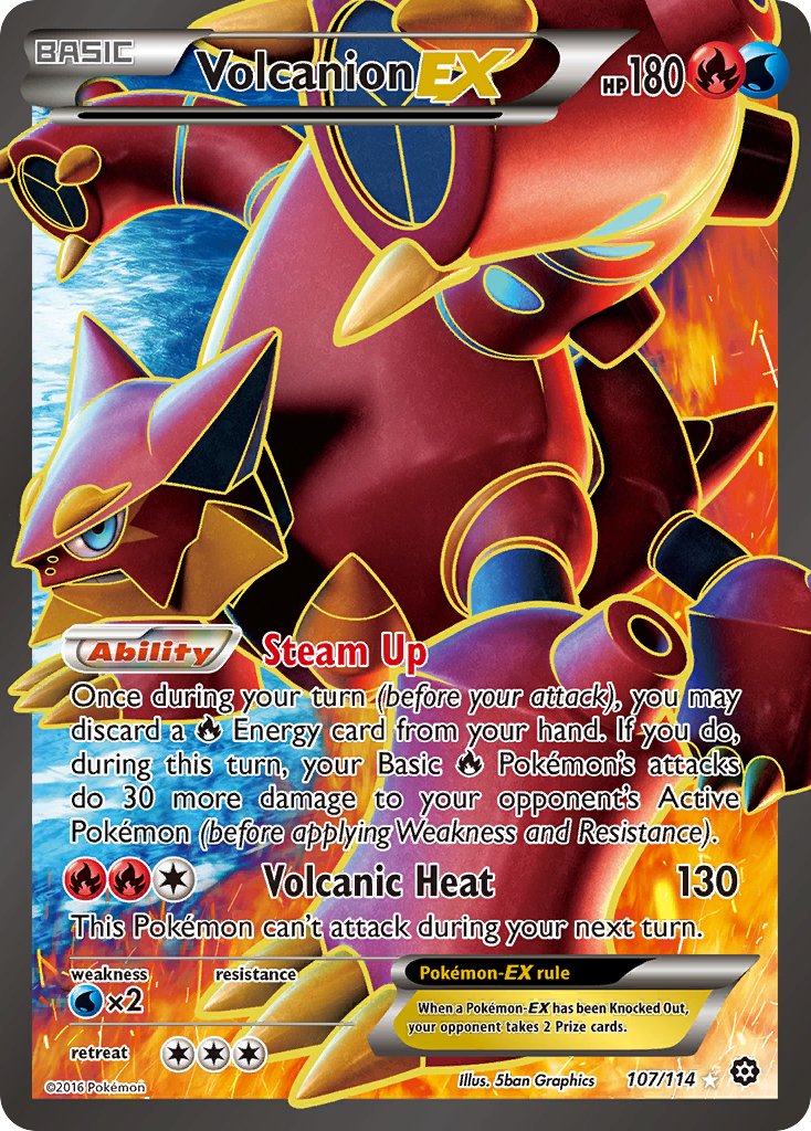 Volcanion ex (STS 107/114) - XY - Steam Siege | インターナショナル