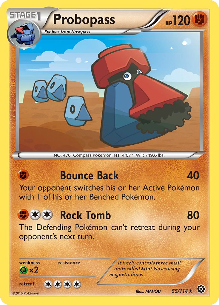 probopass pokemon card value ex (Triumphant Light #94/96, 2-Stars) [Grass] x2 Retreat Cost Probopass 096/088 - Perfect Order
