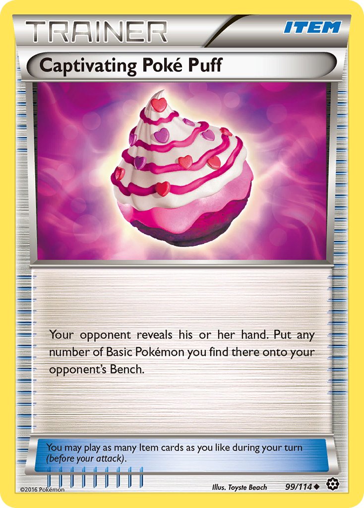 Captivating Poké Puff (STS 99/114) - XY - Steam Siege