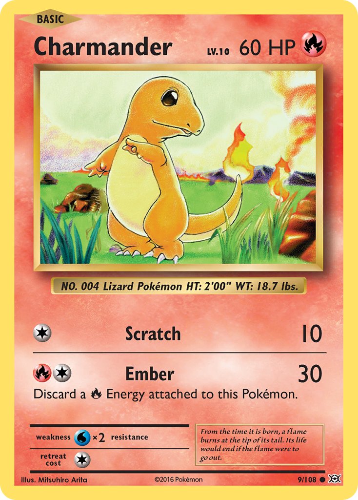 Charmander (EVO 9/108) - XY - Evolutions | International Cardex