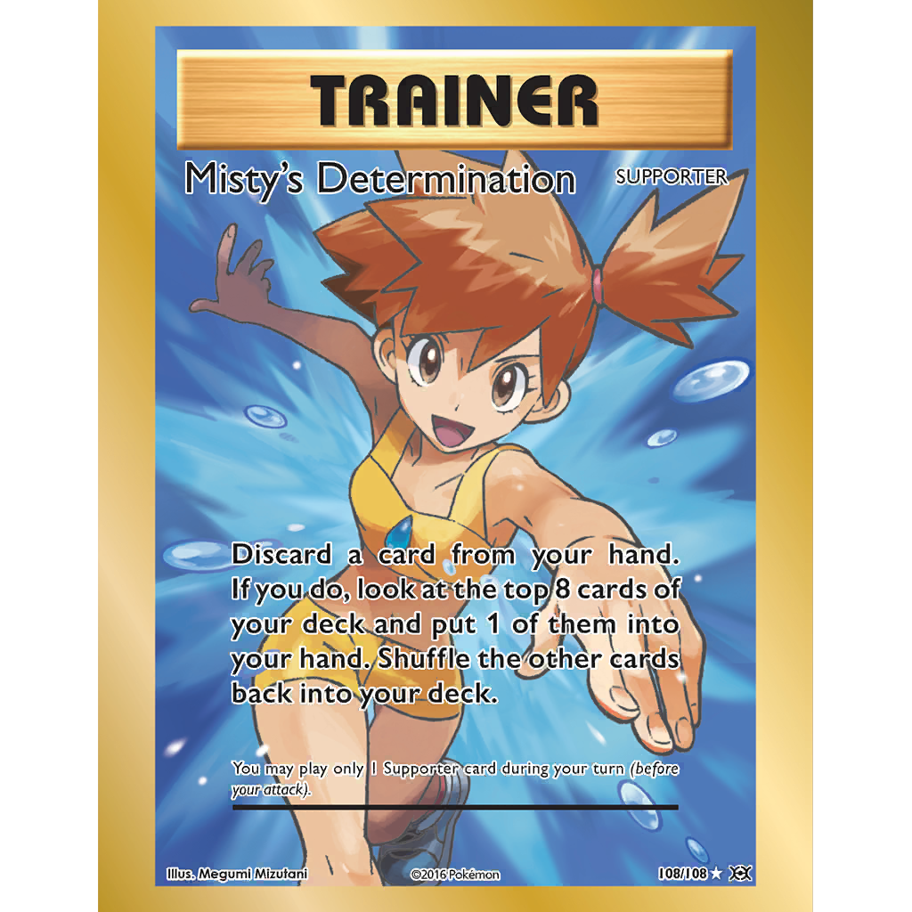 Misty's Determination (EVO 108/108) - XY - Evolutions