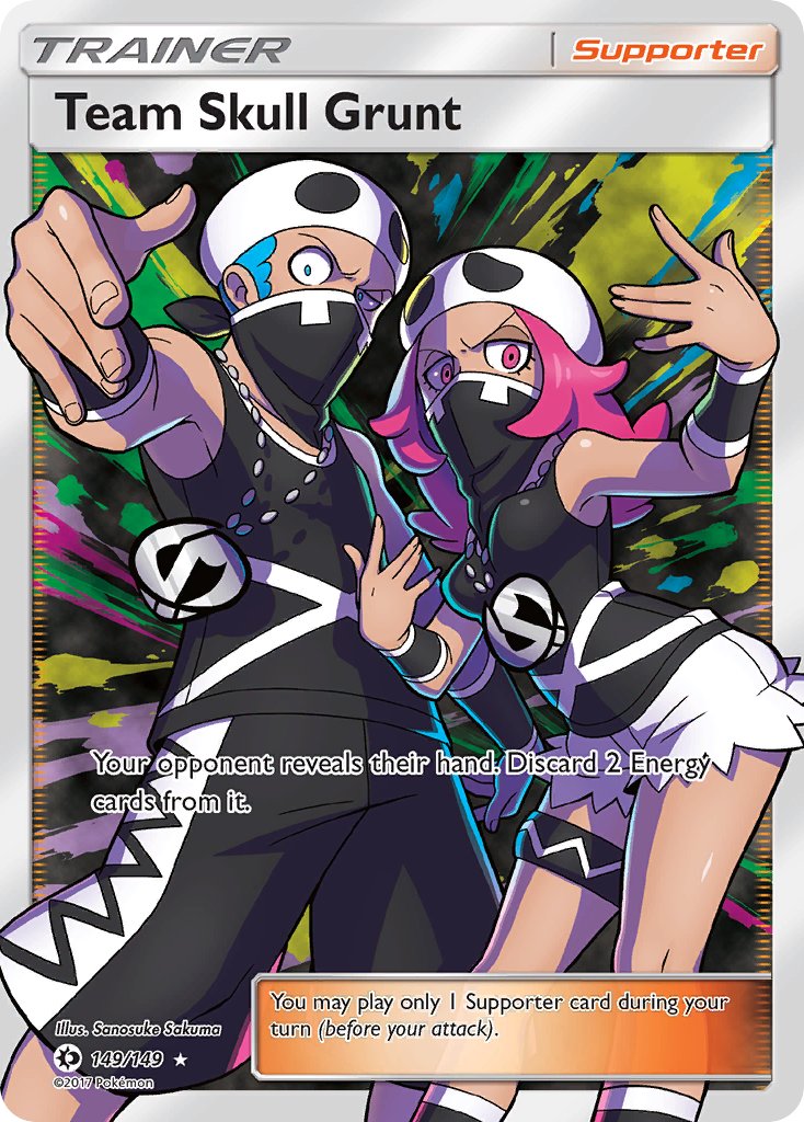 Team Skull Grunt (SUM 149/149) Sun Moon International Cardex
