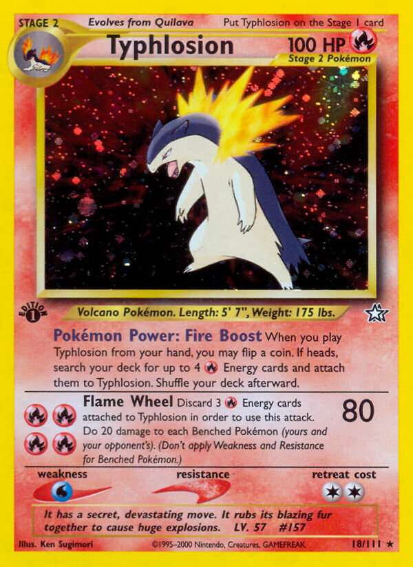 ポケモンカード　バクフーン　英語版　17/111 1ed ポケモンカード eカード バクフーン 1ed ノーマル - メルカリ