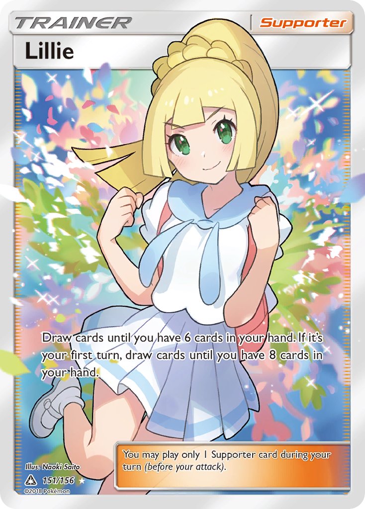 北米版 ポケモンカード Lillie サポーター Lillie (UPR 151/156
