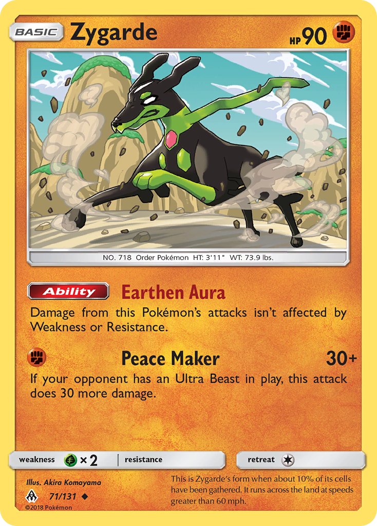 Zygarde (FLI 72/131) - Sun & Moon - Forbidden Light