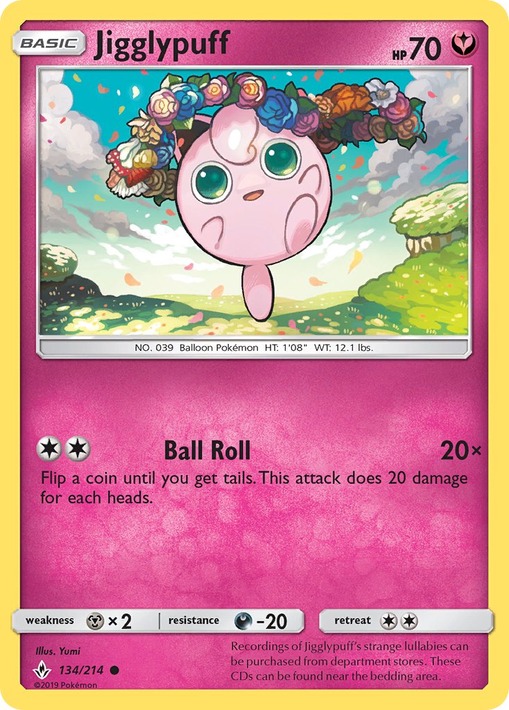 プリン (UNB 134/214) - Sun & Moon - Unbroken Bonds