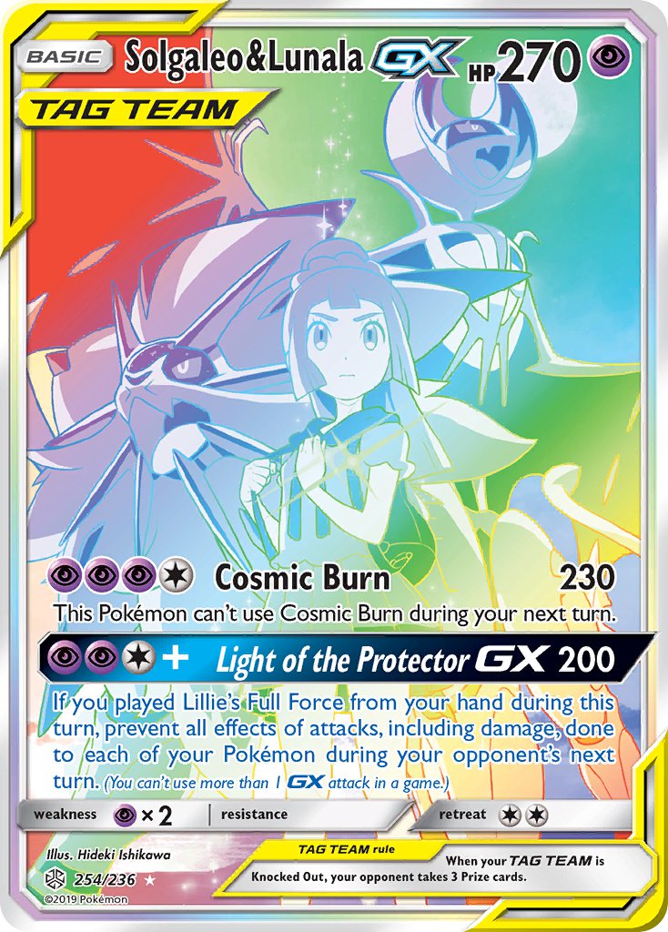 Blastoise & Piplup Tag Team GX (CEC 253/236) - Sun & Moon - Cosmic