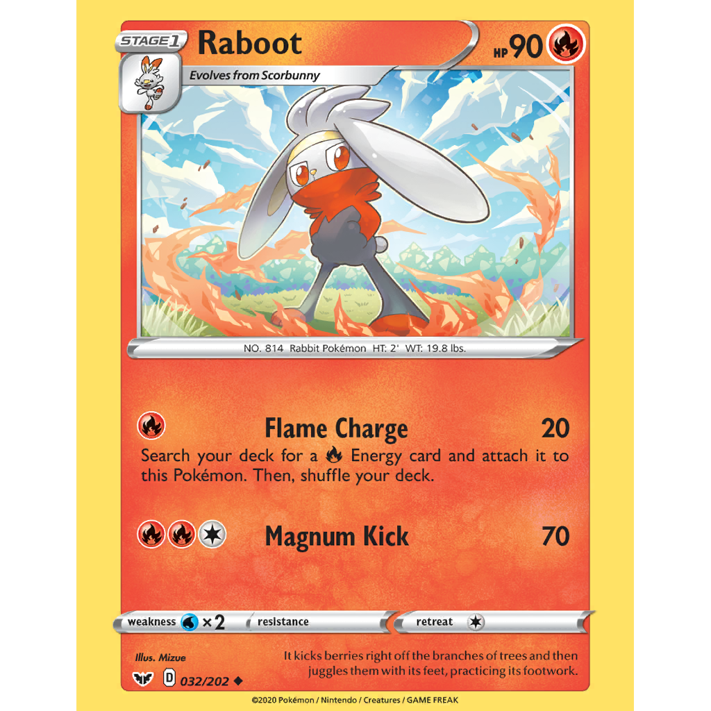 Raboot (SSH 33/202) - Sword & Shield | International Cardex