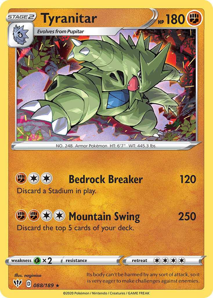 Tyranitar (DAA 88/189) - Sword & Shield - Darkness Ablaze
