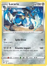 Lucario (VIV 120/185) - Sword & Shield - Vivid Voltage