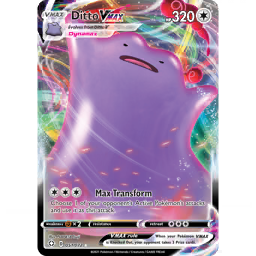 shiny ditto vmax pokemon card Cards | Dex clear acrylic holder that perfectly accentuates the stunning visual design and character artwork Pokemon ditto vmax holo 051/072