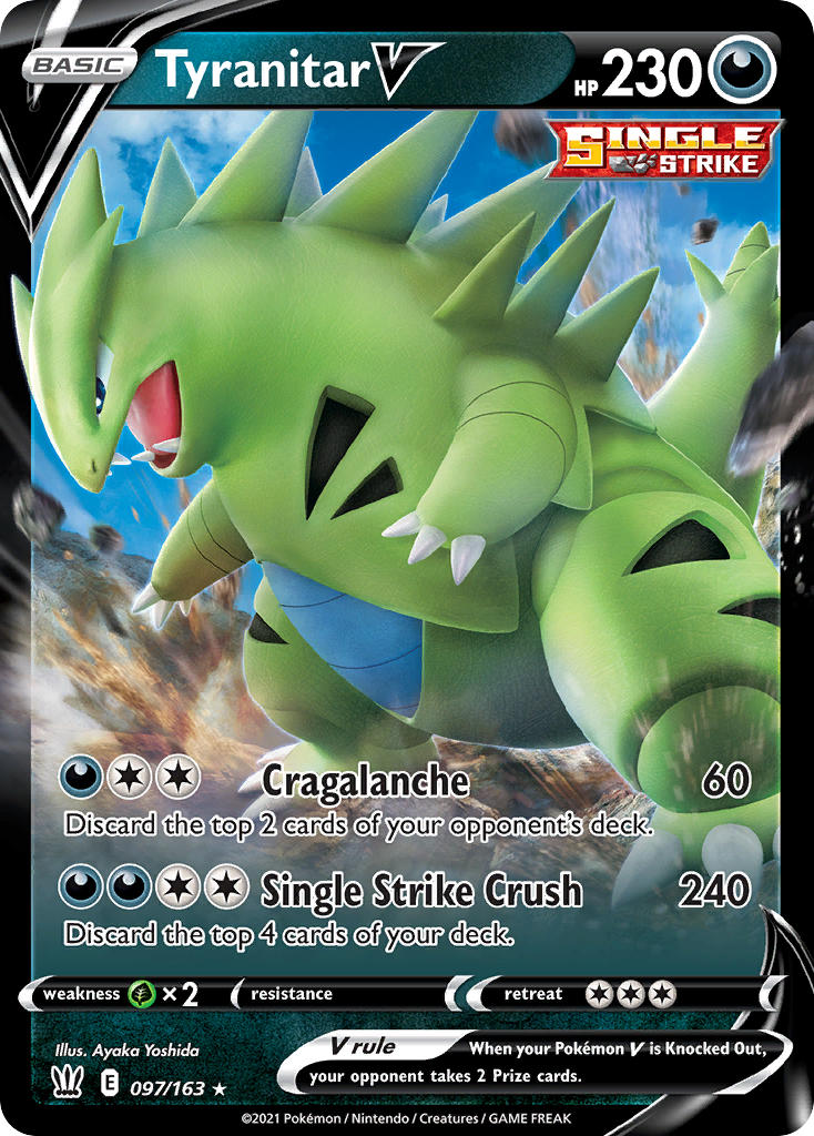 バンギラスv 海外版 バンギラス V (BST 97/163) - Sword & Shield - Battle Styles