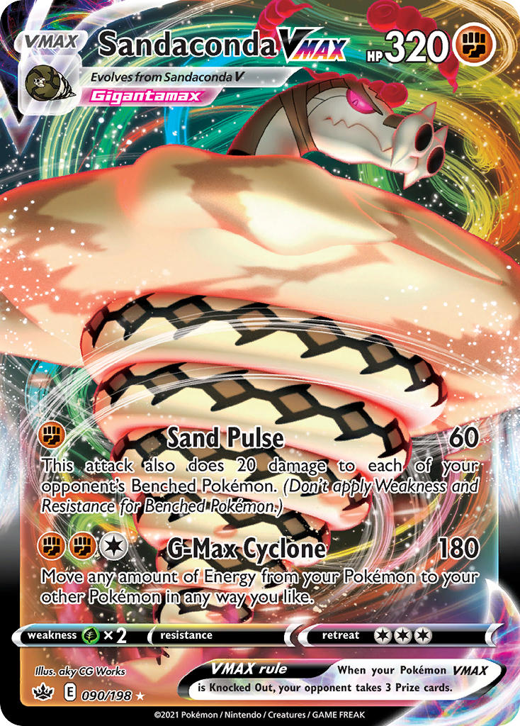 SandacondaVMAX (CRE 90/198) - Sword & Shield - Chilling