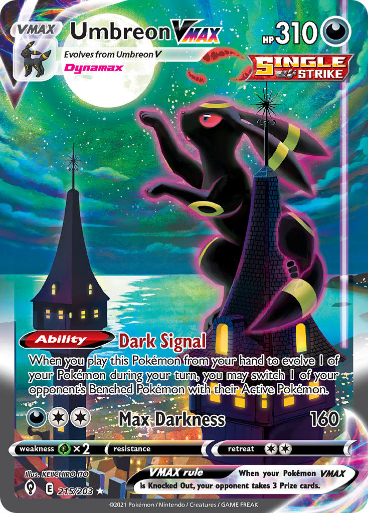 Umbreon VMAX (EVS 215/203) - Sword & Shield - Evolving Skies