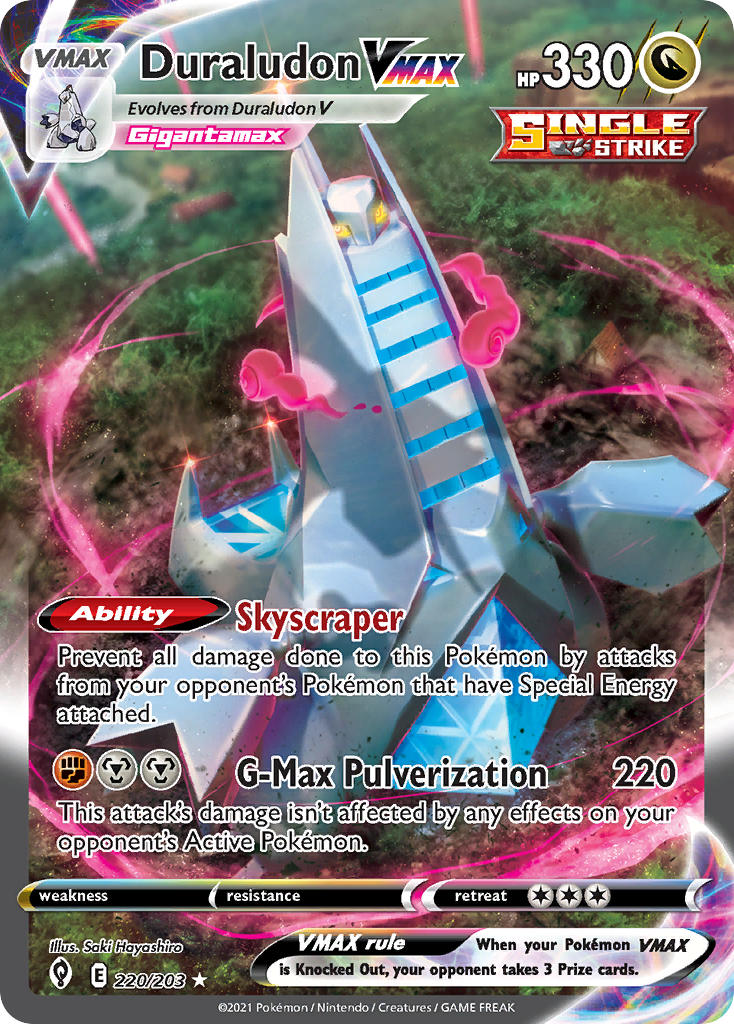 pkmon カード DuraludonVMAX (EVS 220/203) - Sword & Shield - Evolving Skies