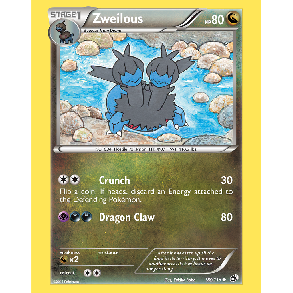 Zweilous (LTR 98/113) - Black & White - Legendary Treasures