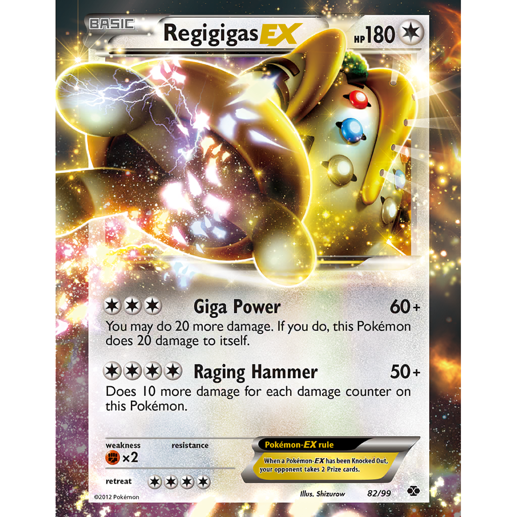 Regigigas-EX (NXD 82/99) - Black & White - Next Destinies