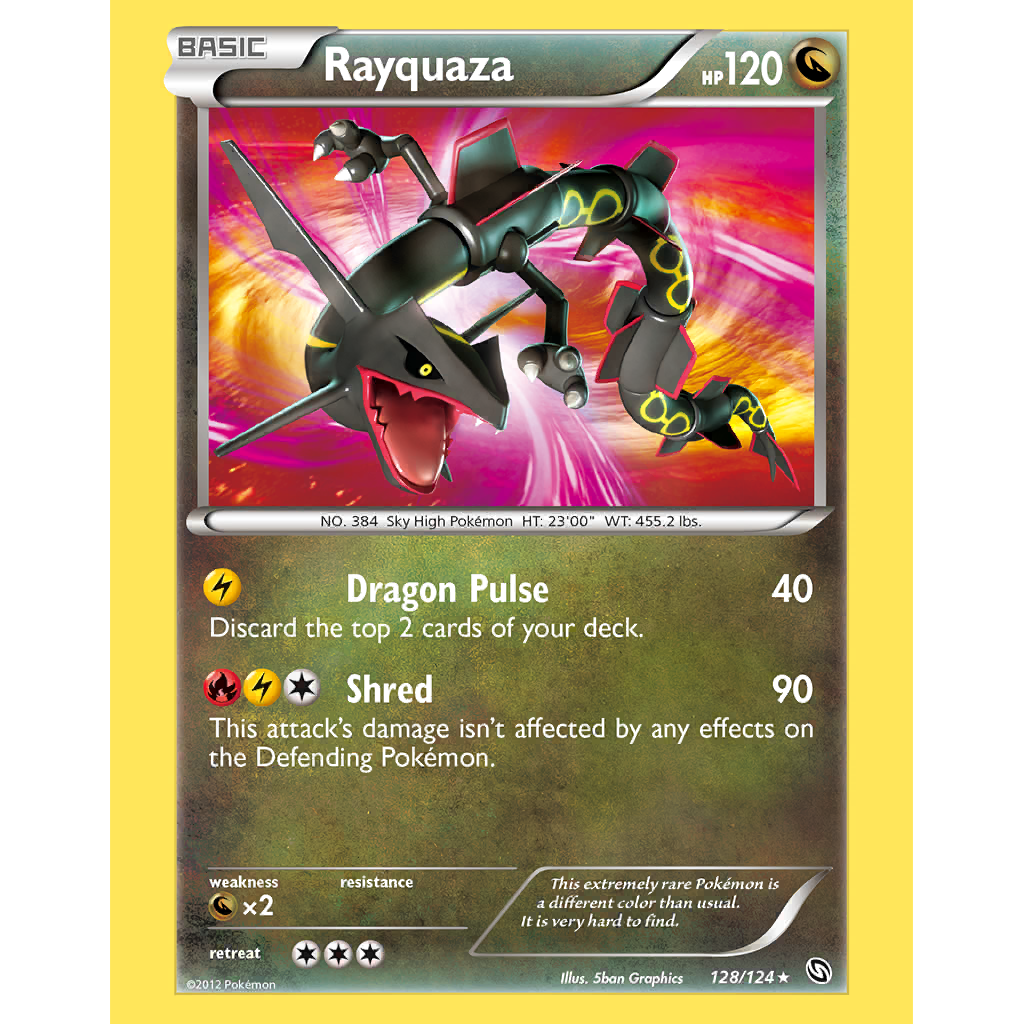 Rayquaza (DRX 128/124) - Black & White - Dragons Exalted