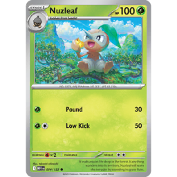 Nuzleaf #274 | Pokédex | Pokéos