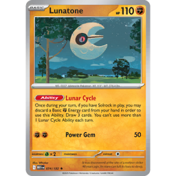 Lunatone (m1L 26/63) - Mega Brave | Japanese Cardex | Card