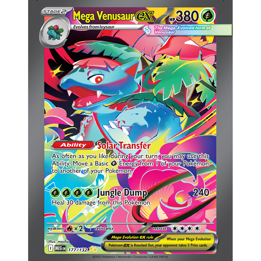 Mega Venusaur ex (MEG 177/132) - Mega Evolution | International
