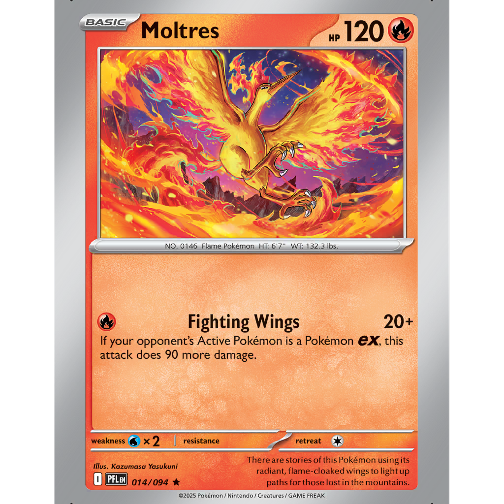 Moltres (PFL 14/94) - Phantasmal Flames | International Cardex