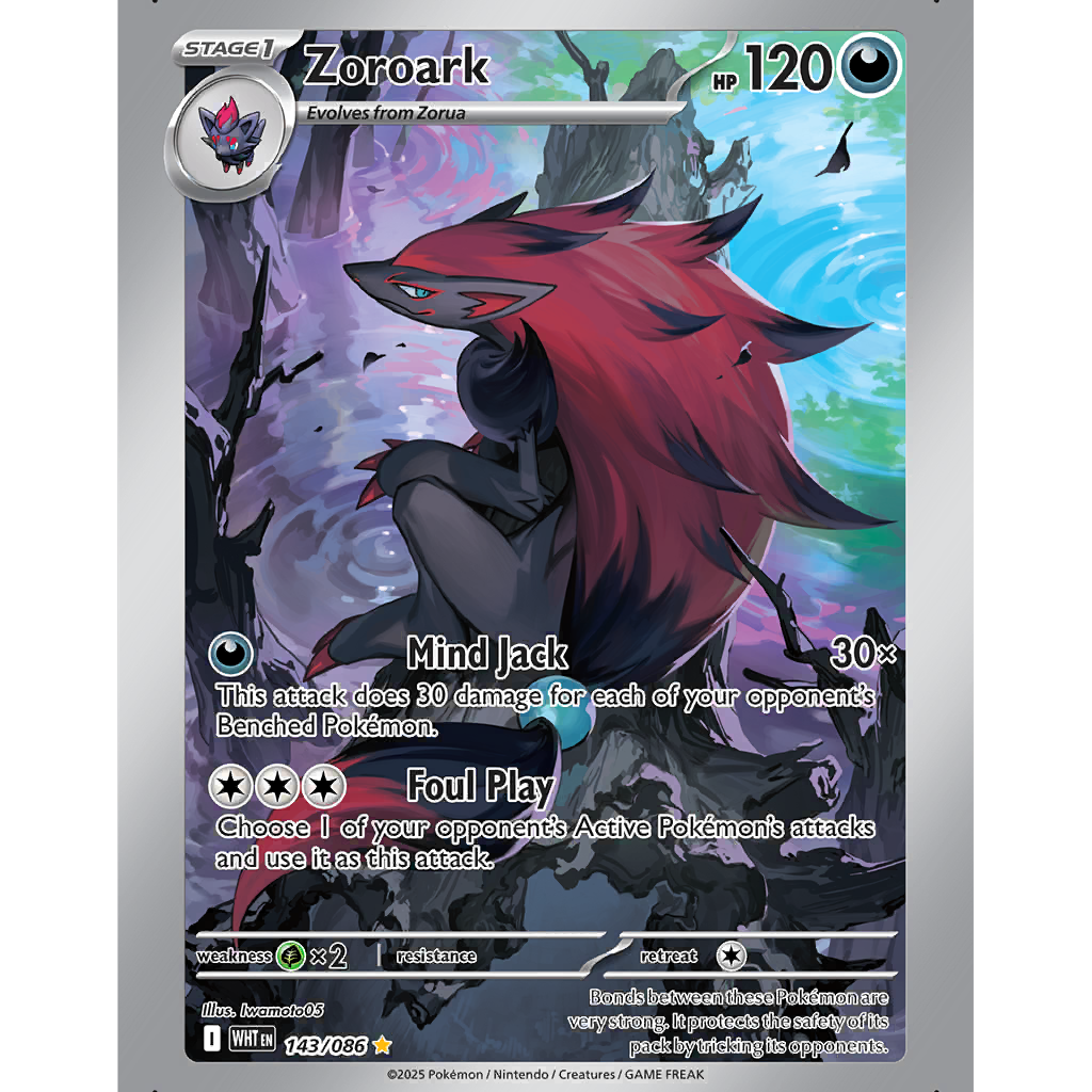 Zoroark (WHT 143/86) - White Flare | International Cardex