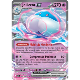 Jellicent ex (sv11W 162/86) - White Flare | Cardex japonês | Banco