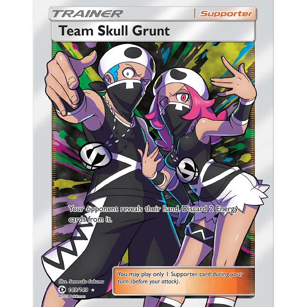 Team Skull Grunt (SUM 149/149) Sun Moon International Cardex