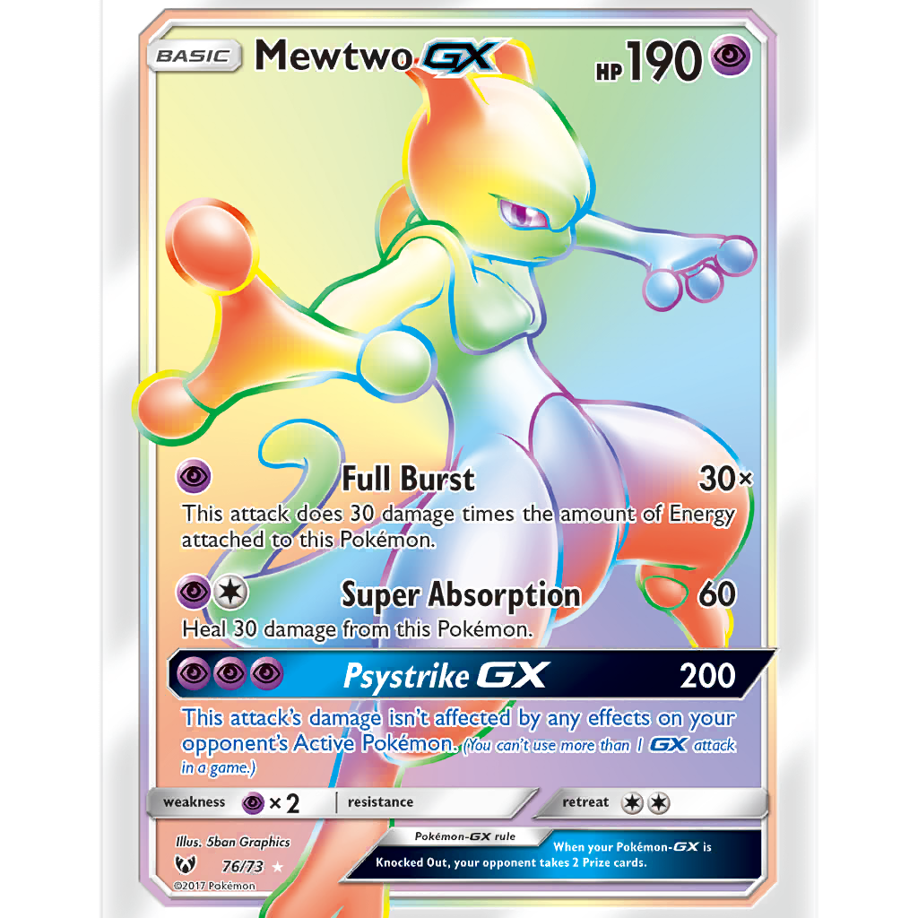 Mewtwo GX (SLG 76/73) - Shining Legends | International Cardex