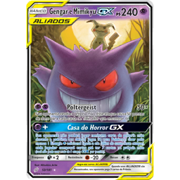 ポケモンカードゲーム Gengar & Mimikyu GX #103 TAG TEAM Gengar & Mimikyu GX - SM - Team Up - Pokemon - TCGplayer.com