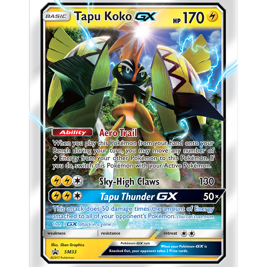 Tapu Koko GX (SMP 33/248) - SM Black Star Promos | International