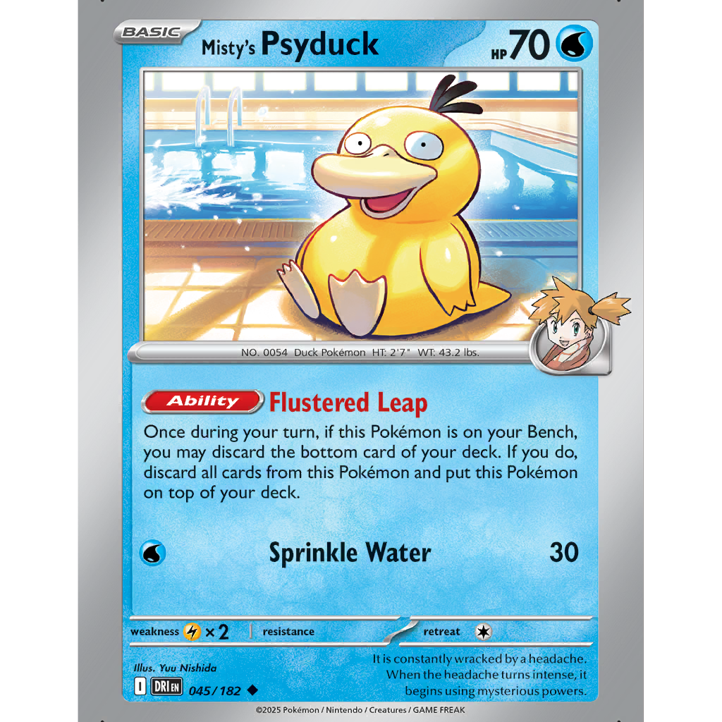 Misty's Psyduck (DRI 45/182) - Destined Rivals | International