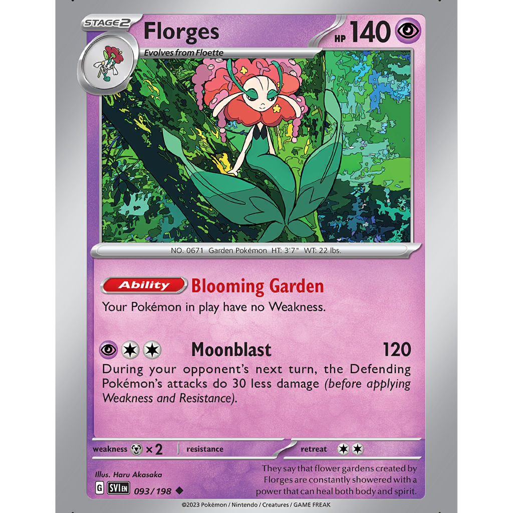 Florges (Red Flower) (SVI 93/198) - Scarlet & Violet