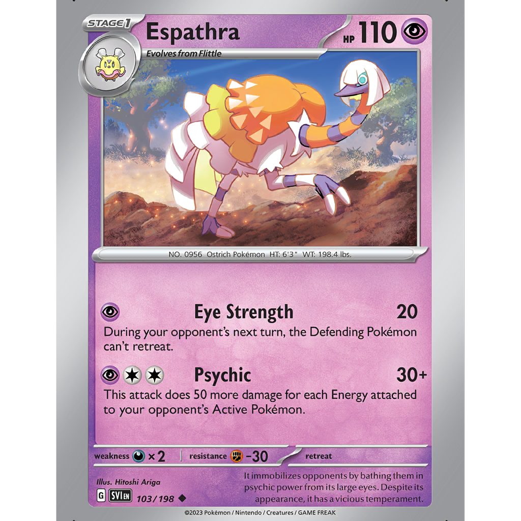 Espathra (SVI 103/198) - Scarlet & Violet | International Cardex