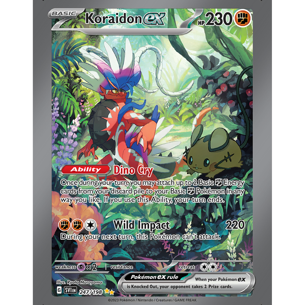 ポケモンカードゲーム coral Amazon.com: Koraidon ex - 124/197 Double Rare - Obsidian Flames