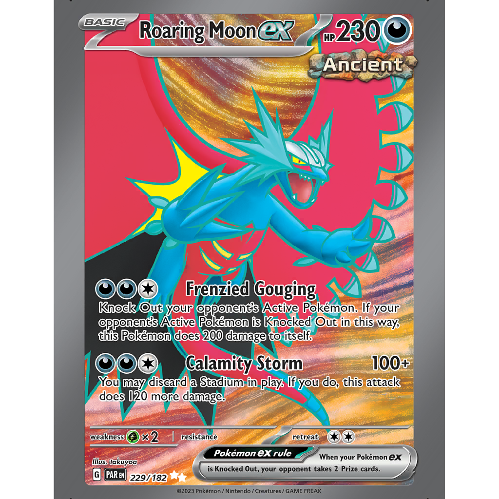 Roaring Moon ex (PAR 229/182) - Scarlet & Violet - Paradox Rift