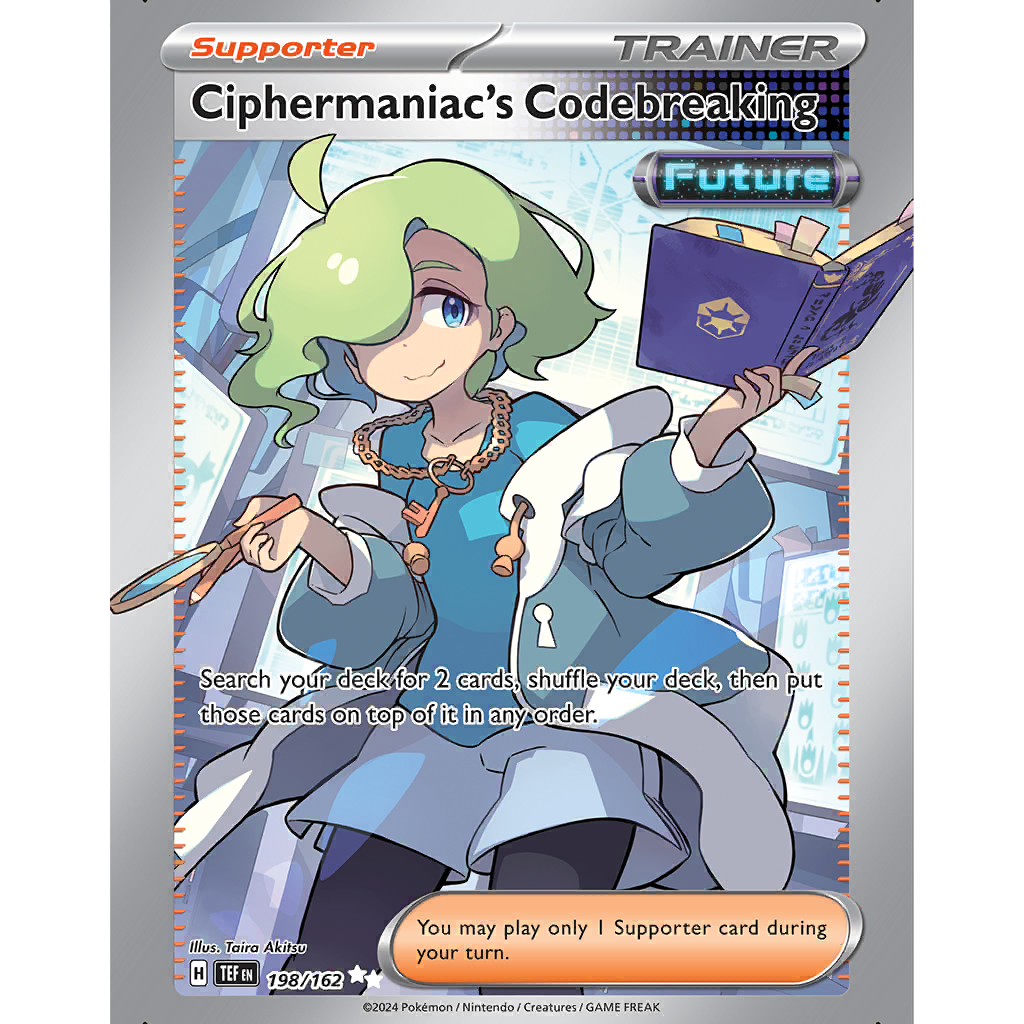 Ciphermaniac's Codebreaking (TEF 198/162) - Temporal Forces