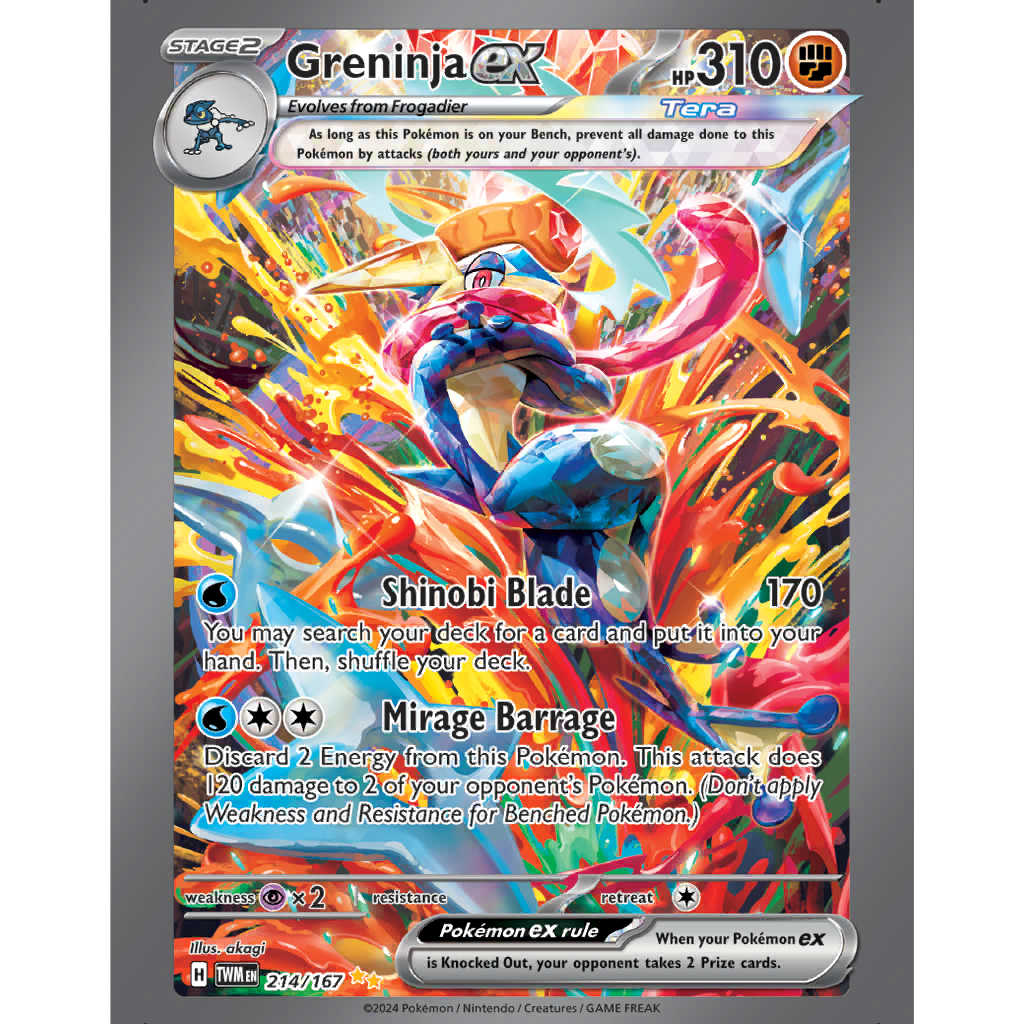 Greninja ex (TWM 214/167) - Twilight Masquerade | International