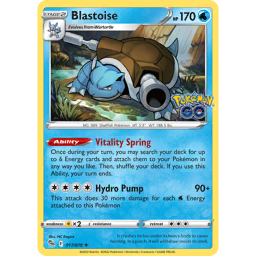 Blastoise (PGO 17/78) - Pokémon TCG: Pokémon GO