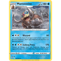 【mamomamo】 Mamoswine Pokemon Bromides No.564 Holo Diamond & Pearl Nintendo