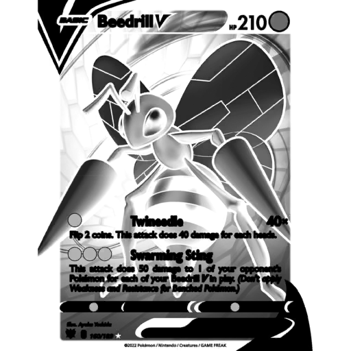 Beedrill V (ASR 160/189) - Sword & Shield - Astral Radiance