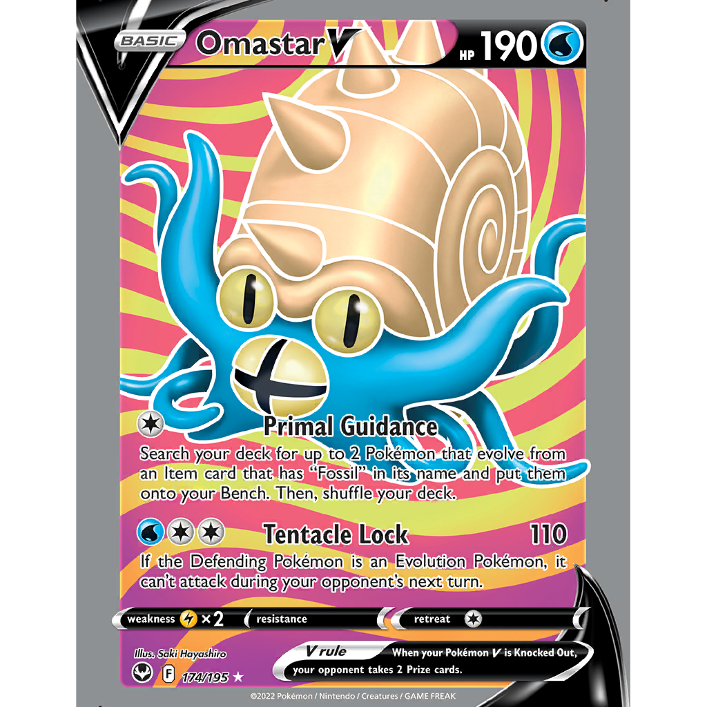 Omastar (HP 110) TEAM PLASMA Omastar V (SIT 174/195) - Sword