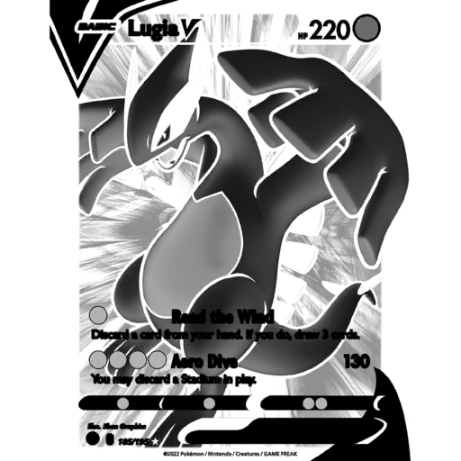 Lugia V (SIT 185/195) - Sword & Shield - Silver Tempest