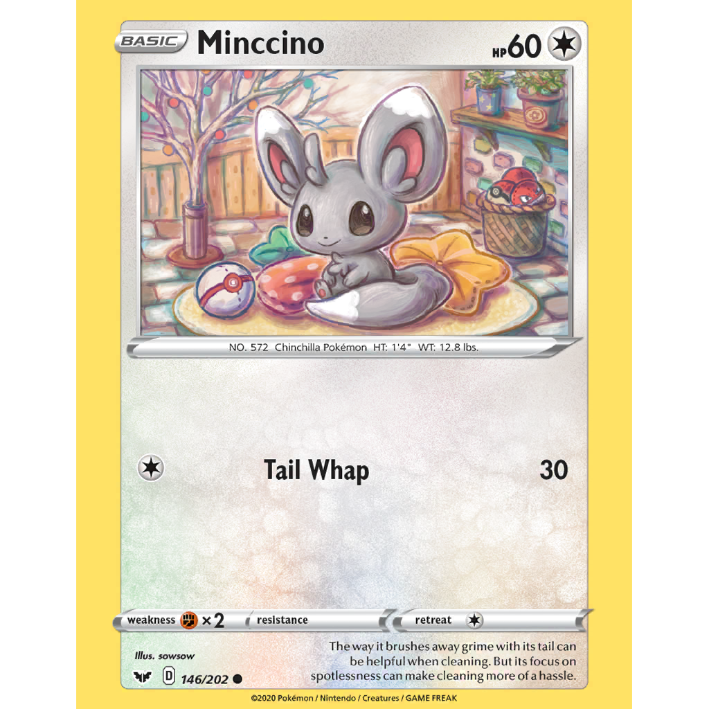 Minccino (SSH 146/202) - Sword & Shield | International Cardex