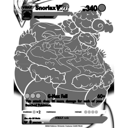 Snorlax VMAX (SSH 206/202) - Sword & Shield | International