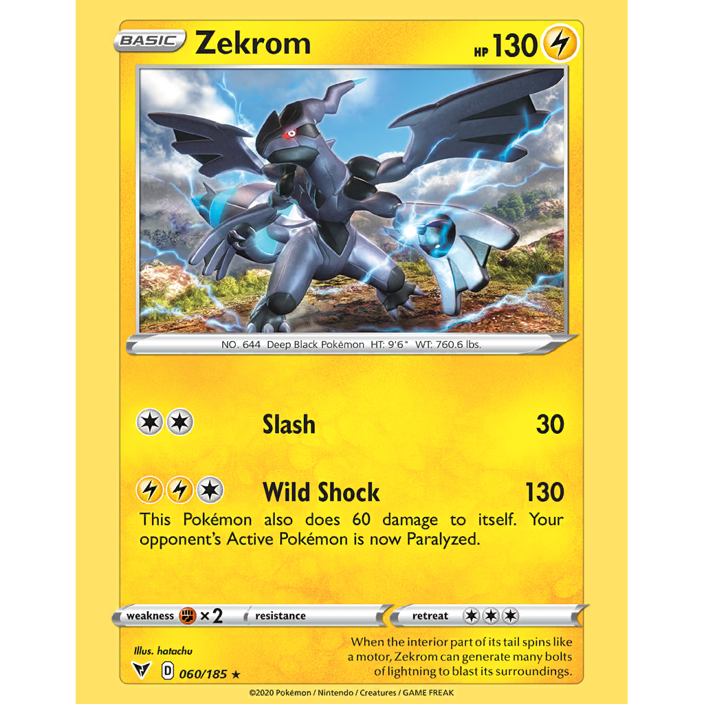 Zekrom (VIV 60/185) - Sword & Shield - Vivid Voltage