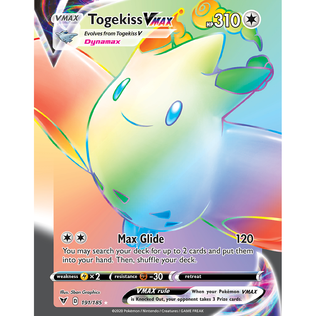 Togekiss VMAX (VIV 191/185) - Sword & Shield - Vivid Voltage