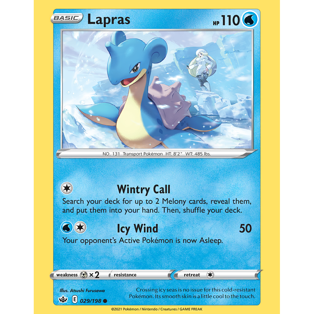Lapras (CRE 29/198) - Sword & Shield - Chilling Reign