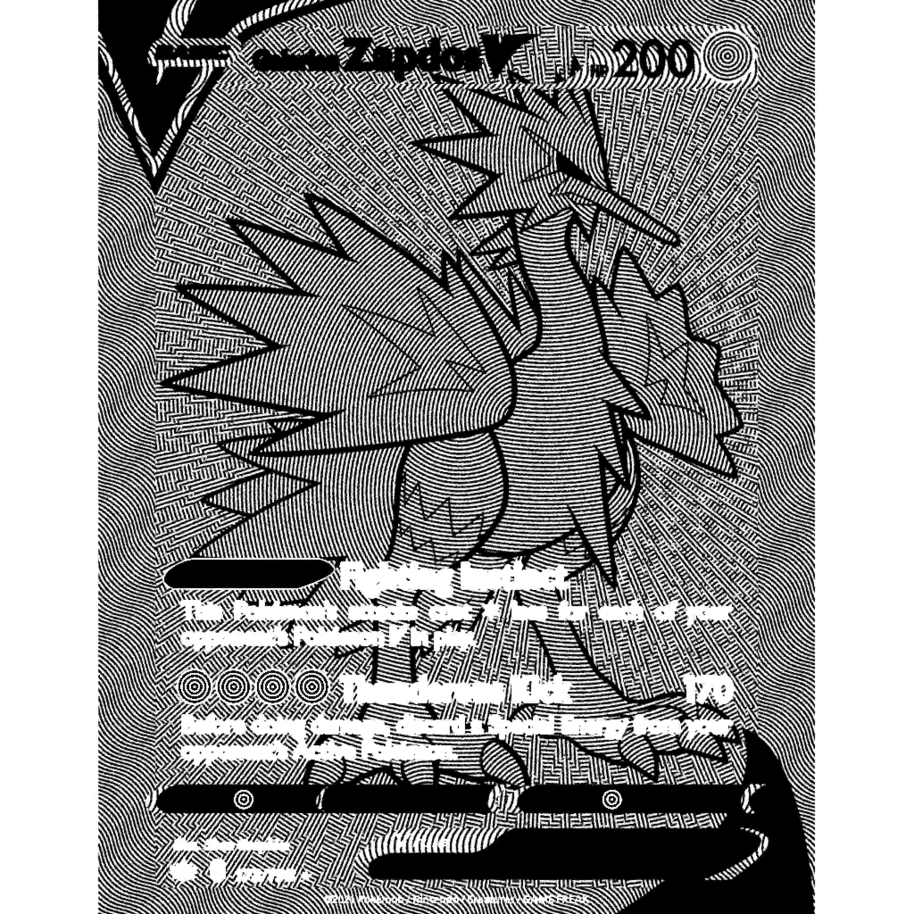 Galarian Zapdos V (CRE 173/198) - Sword & Shield - Chilling Reign